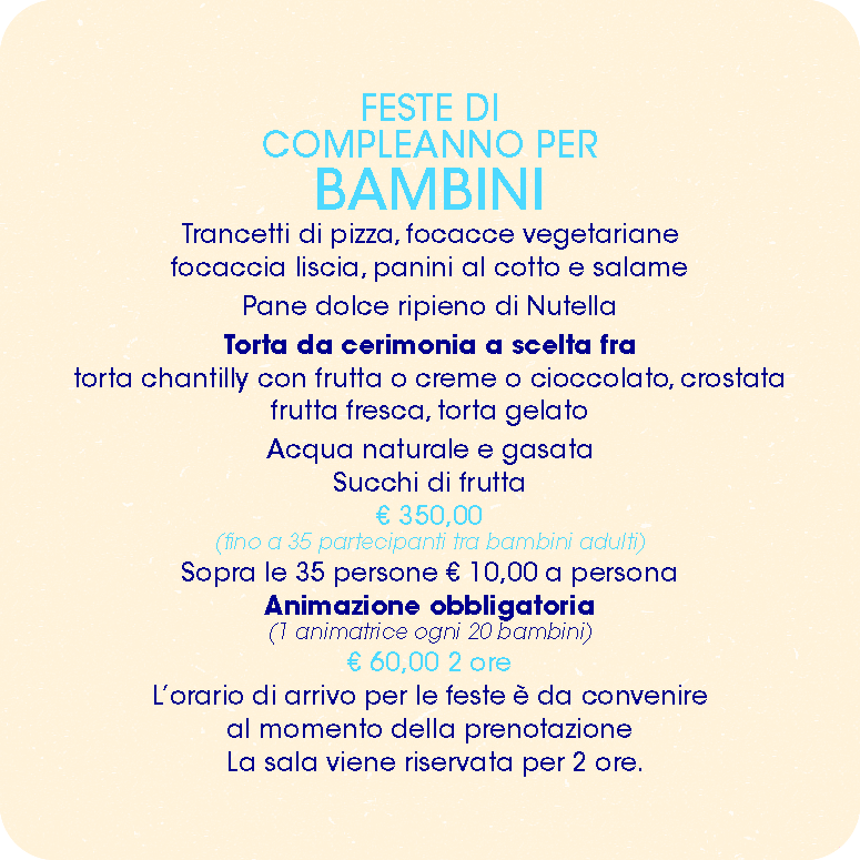 Menu Feste Di Compleanno Per Bambini Agriturismo Agrimania